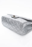 CHANEL Metallic Silver Lambskin Quilted 2.55 Reissue 277 Flap Bag