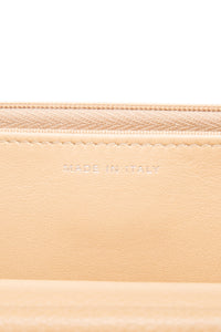 CHANEL Beige Caviar Quilted Wallet On Chain WOC