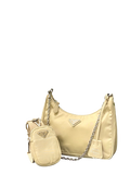 Prada Beige Re-Edition Multi Pochette Bag