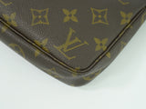 Louis Vuitton Pochette Accessoire  Canvas Clutch Bag