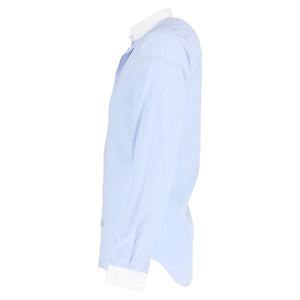 Dior Button Down L:ong-Sleeved Shirt in Light Blue Cotton