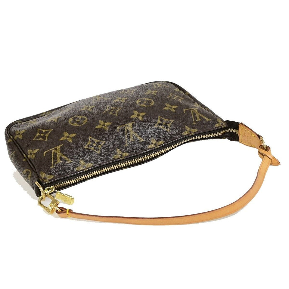Louis Vuitton Pochette Accessoires  Canvas Clutch Bag