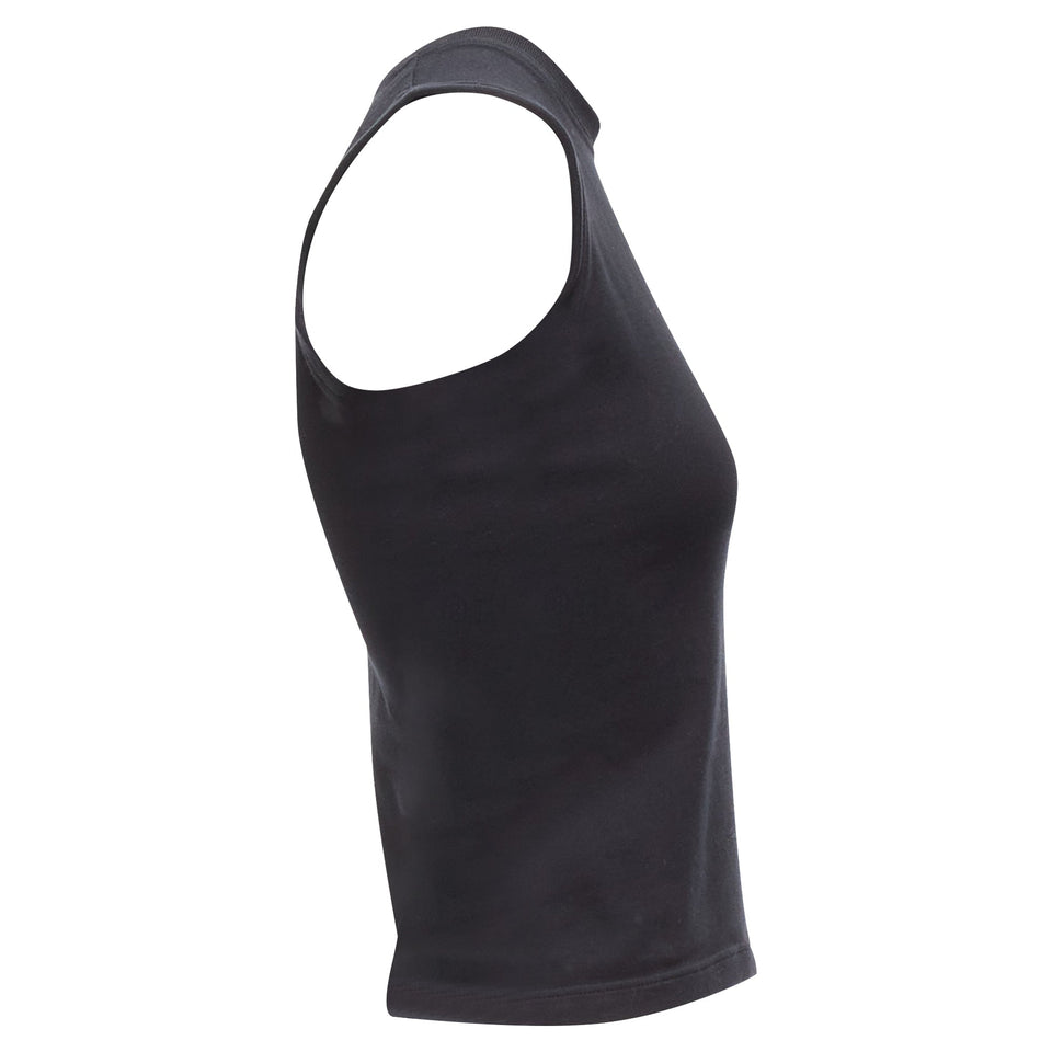 Dior Cotton Silver CD Logo Plate Sleeveless Crew Neck Tank Top