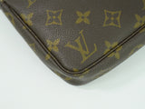 Louis Vuitton Pochette Accessoire  Canvas Clutch Bag