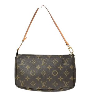 Louis Vuitton Pochette Accessoires  Canvas Clutch Bag