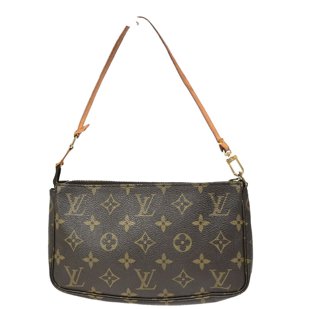 Louis Vuitton Pochette Accessoires  Canvas Clutch Bag