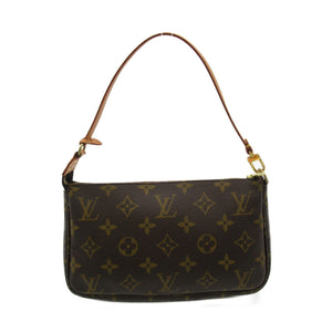 Louis Vuitton Pochette Accessoire  Canvas Clutch Bag