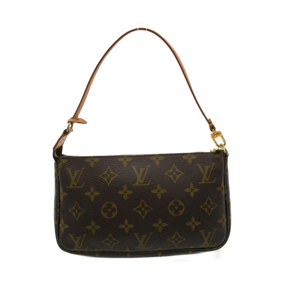 Louis Vuitton Pochette Accessoire  Canvas Clutch Bag