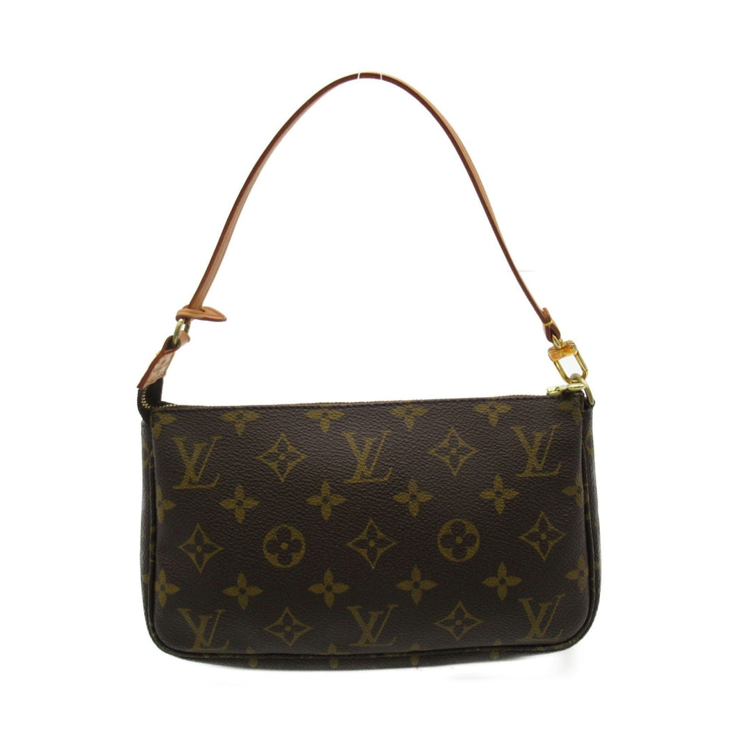 Louis Vuitton Pochette Accessoire  Canvas Clutch Bag