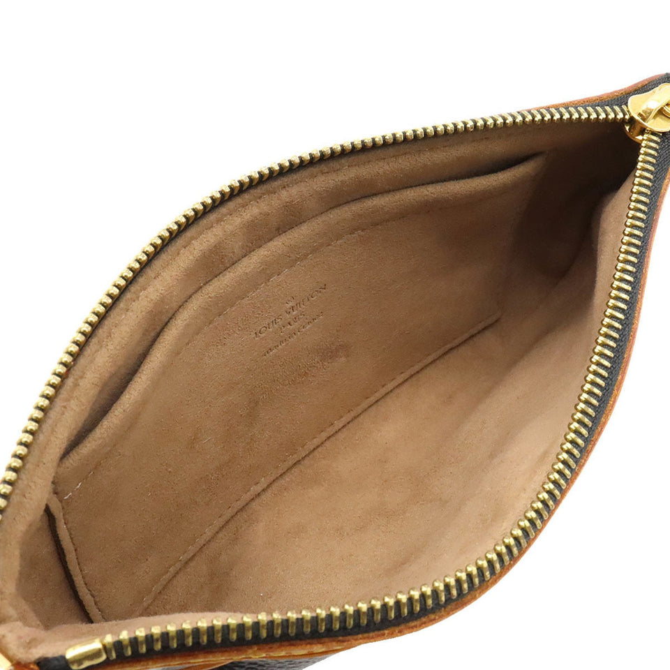 Louis Vuitton Milla  Canvas Clutch Bag