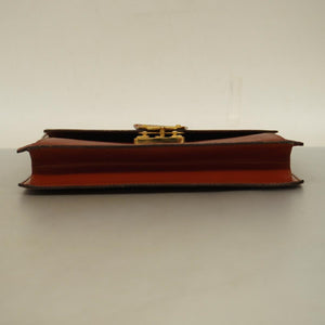 Louis Vuitton Sellier Drangonne  Leather Clutch Bag