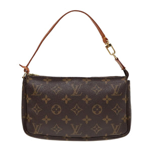 Louis Vuitton Pochette Accessoire  Canvas Clutch Bag