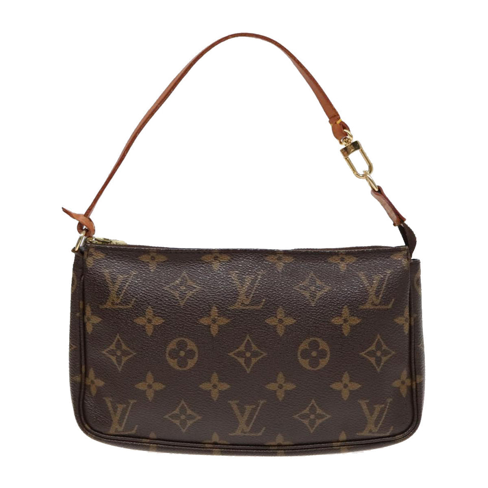 Louis Vuitton Pochette Accessoire  Canvas Clutch Bag