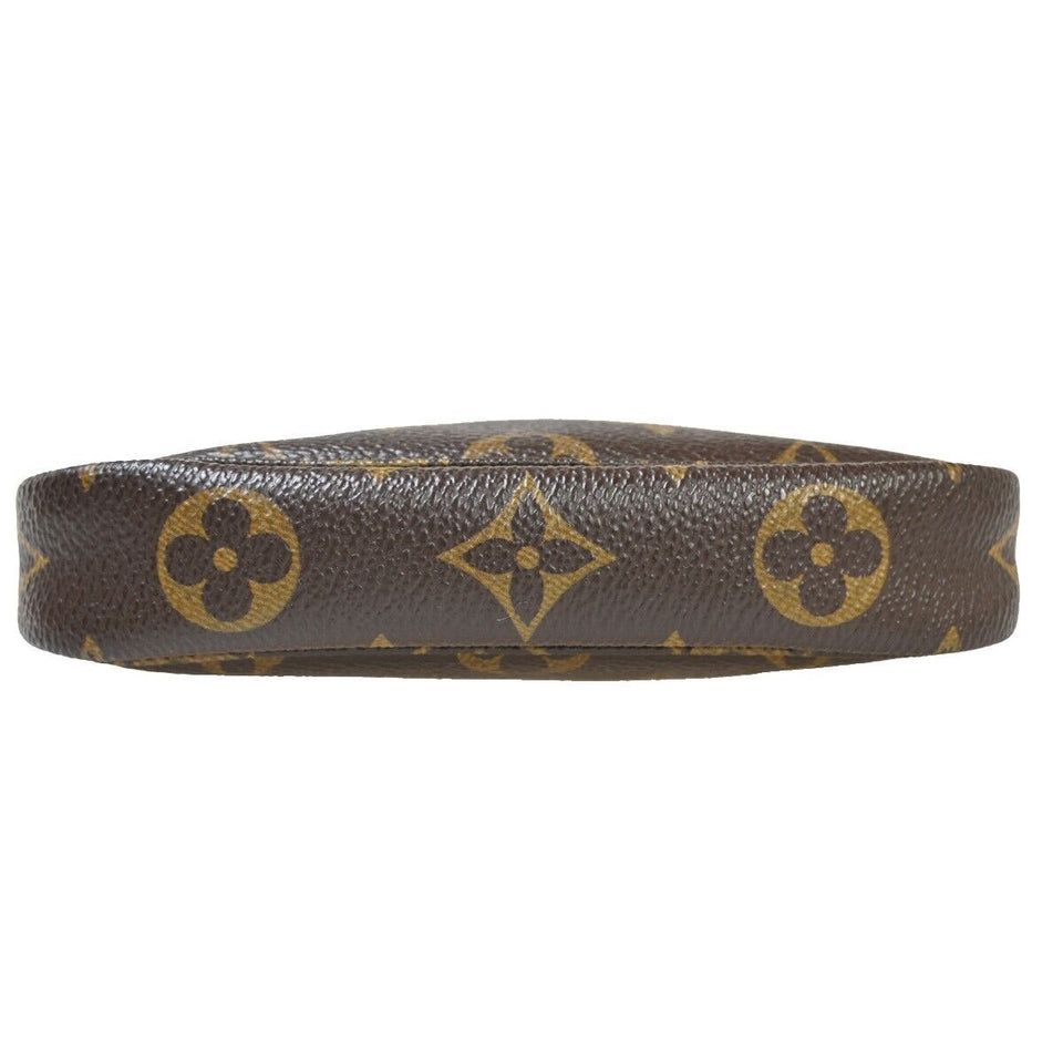 Louis Vuitton Mini Pochette Accessoires  Canvas Clutch Bag