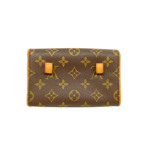 Louis Vuitton Pochette Florentine  Canvas Clutch Bag