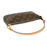 Louis Vuitton Pochette Accessoire  Canvas Clutch Bag