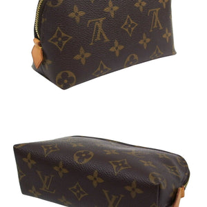 Louis Vuitton Cosmetic Pouch  Canvas Clutch Bag