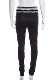 Chanel Grey Tweed Waistband Jeans SZ 42