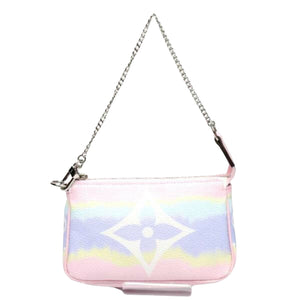 Louis Vuitton Mini Pochette Accessoires  Canvas Clutch Bag