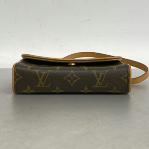 Louis Vuitton Pochette Florentine  Canvas Clutch Bag