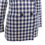 Christian Dior virgin wool checkered bar jacket