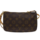 Louis Vuitton Pochette Accessoire  Canvas Clutch Bag