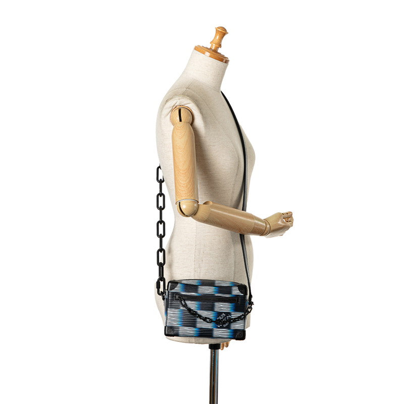 Louis Vuitton Damier Rush Epi Mini St Tank Chain Shoulder Bag M23728 Black White Leather  Louis Vuitton