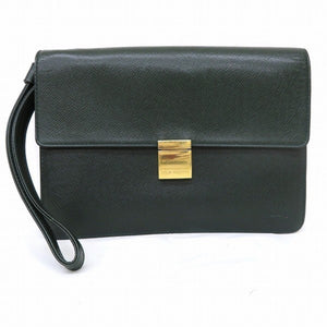 Louis Vuitton Selenga  Leather Clutch Bag