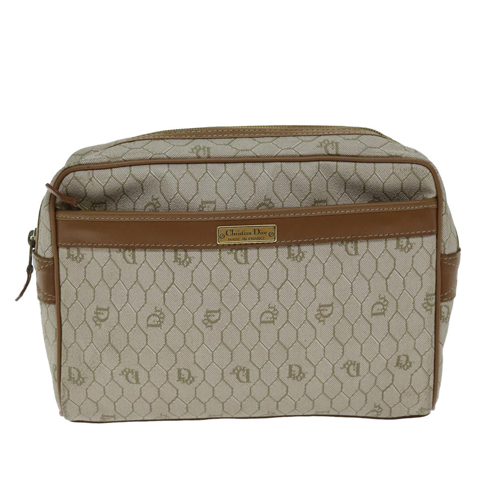 Dior Honeycomb  Canvas Clutch Bag