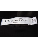 Dior Open Front Dress in Black Wool