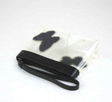 BOTTEGA VENETA Women's clear Wristlet Clutch Bag Butterfly