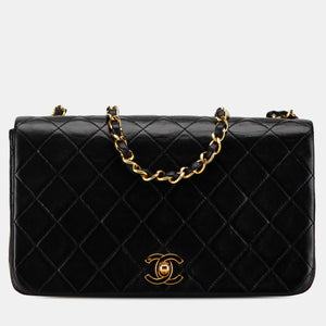 ChanelCC Quilted Lambskin Full Flap Bag