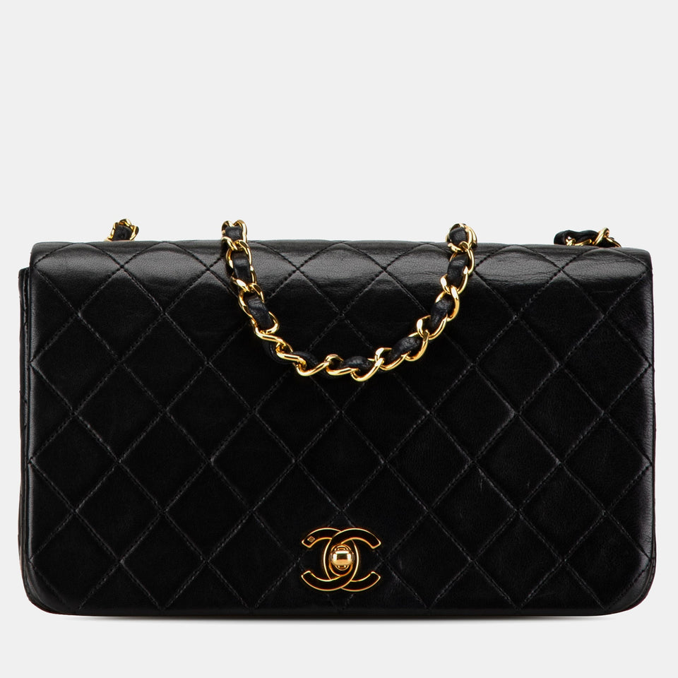 ChanelCC Quilted Lambskin Full Flap Bag