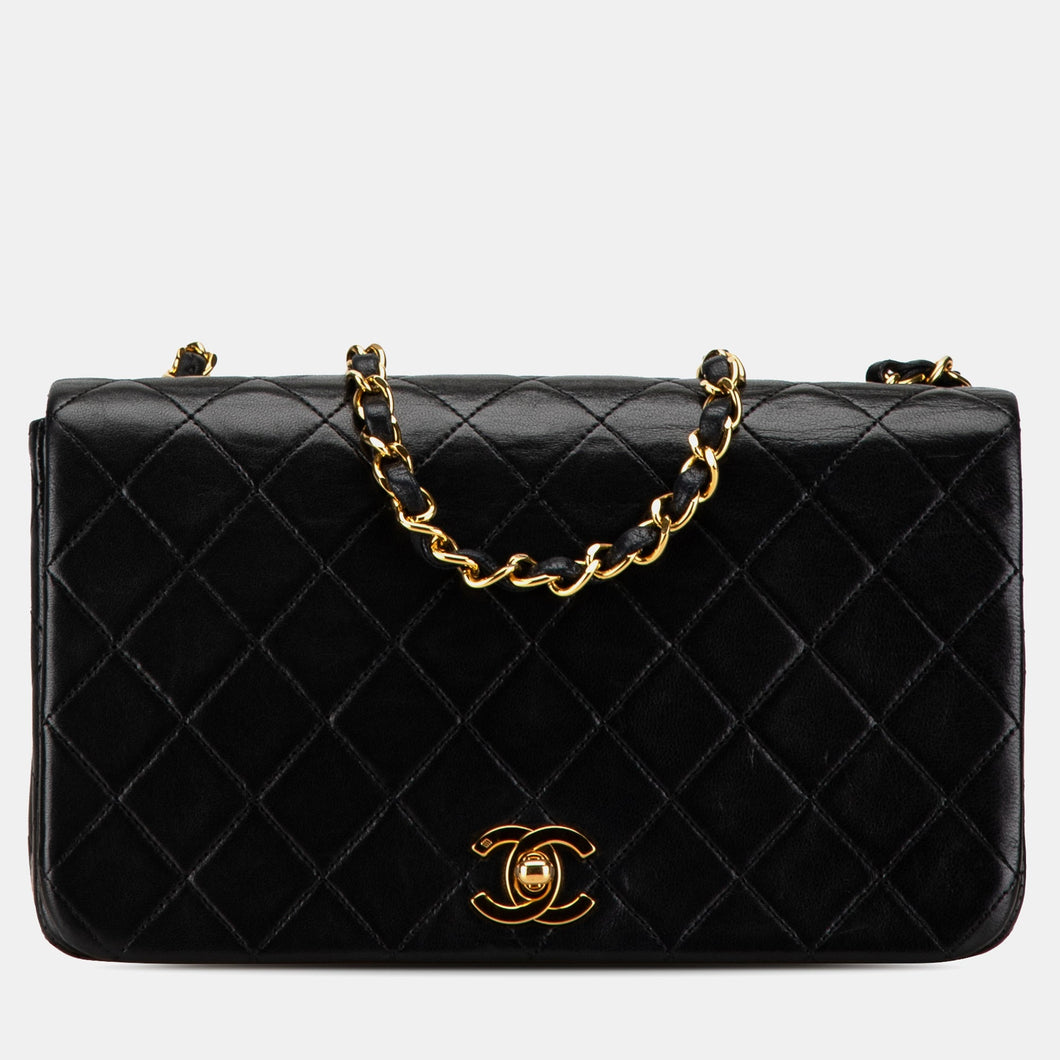 ChanelCC Quilted Lambskin Full Flap Bag
