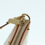 Louis Vuitton Pochette Accessoire  Canvas Clutch Bag