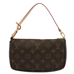 Louis Vuitton Pochette Accessoire  Canvas Clutch Bag