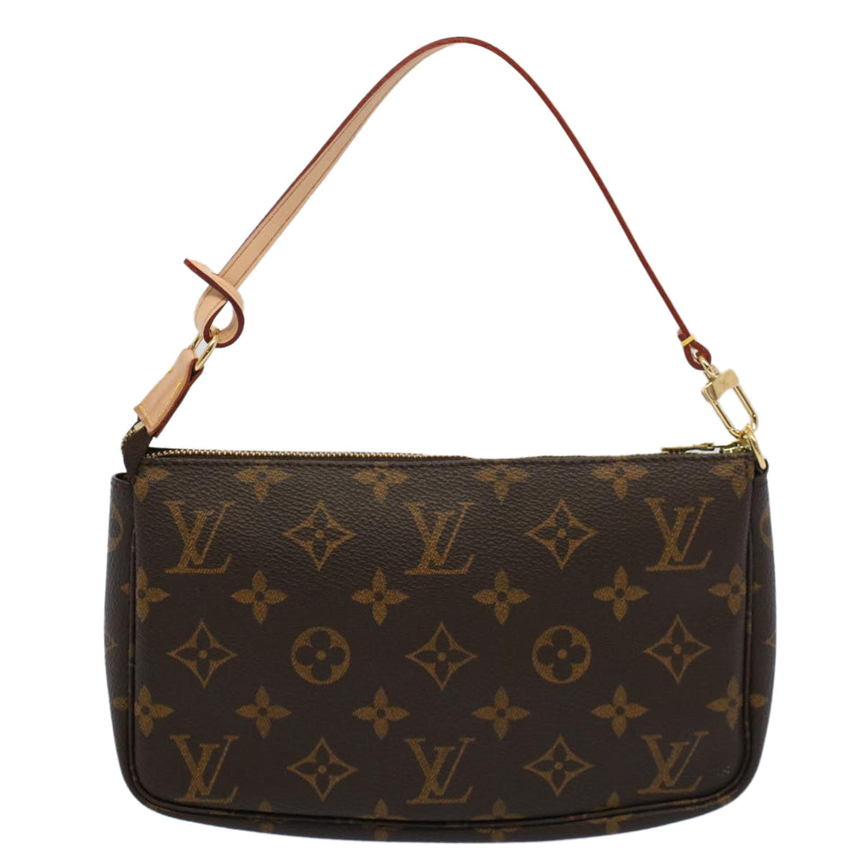 Louis Vuitton Pochette Accessoire  Canvas Clutch Bag