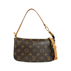 Louis Vuitton Pochette Accessoire  Canvas Clutch Bag