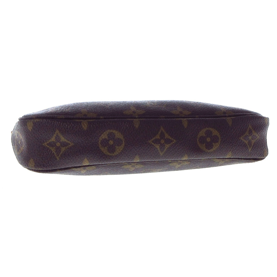 Louis Vuitton Pochette Accessoire  Canvas Clutch Bag