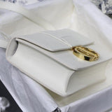Christian Dior 30 MONTAIGNE BAG Latte Box Calfskin