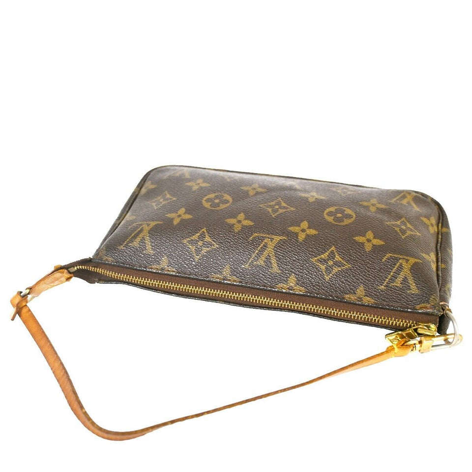 Louis Vuitton Pochette Accessoires  Canvas Clutch Bag