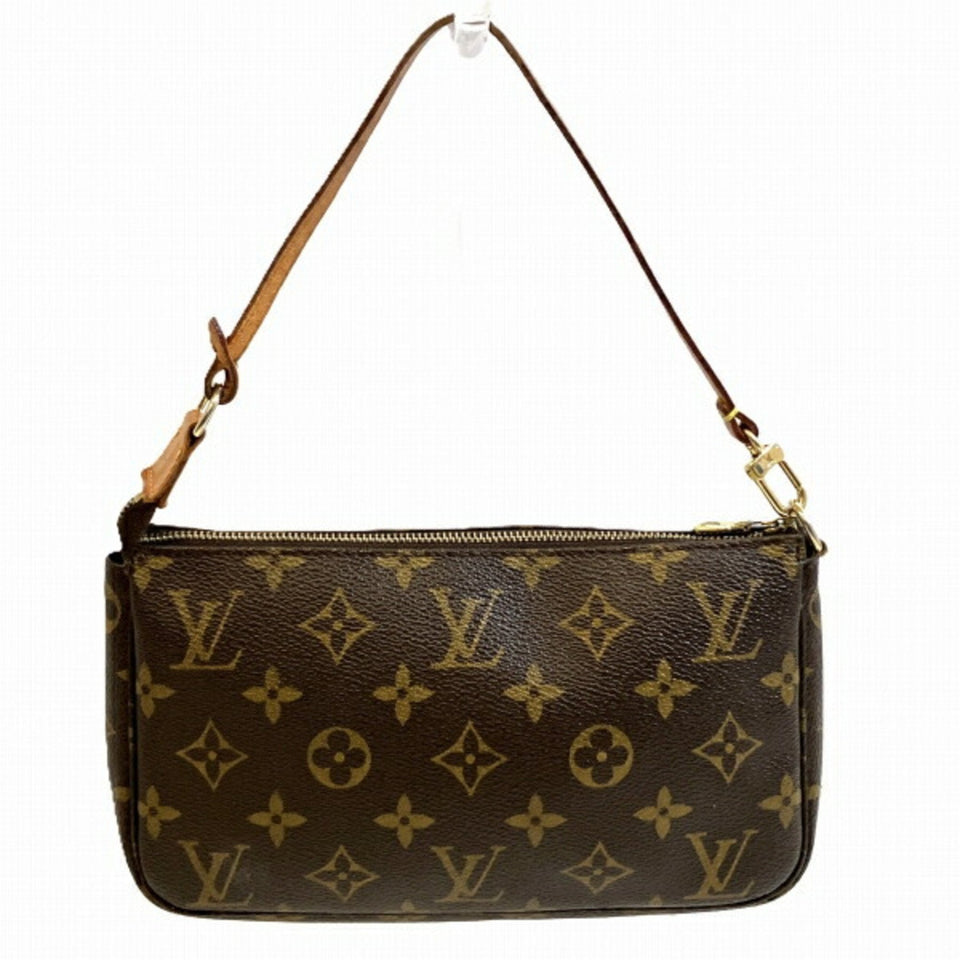 Louis Vuitton Pochette Accessoires  Canvas Clutch Bag