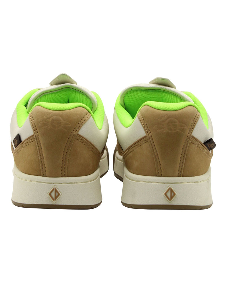 Dior B713 x Travis Scott Cactus Jack Sneakers in 'Coffee' Brown and White Suede