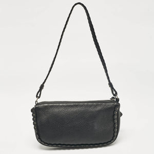 Dior Black Leather Ethnic Clutch Bag