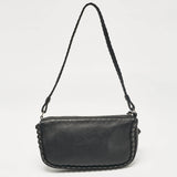 Dior Black Leather Ethnic Clutch Bag