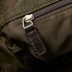 Dior Bronze Canvas Diorrissimo Multi Pocket Handbag