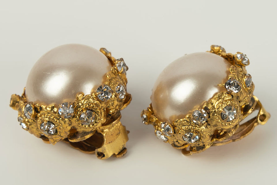 Boucles d'oreilles Chanel époque Coco