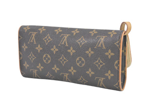 Louis Vuitton Pochette Twin  Canvas Clutch Bag