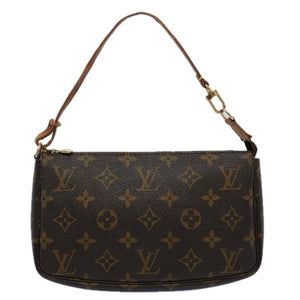 Louis Vuitton Pochette Accessoire  Canvas Clutch Bag