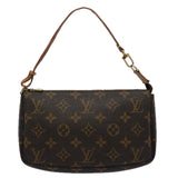 Louis Vuitton Pochette Accessoire  Canvas Clutch Bag